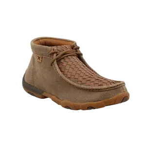 Twisted X Ladies Basketweave Chukka Driving Moc Shoe WDM0034