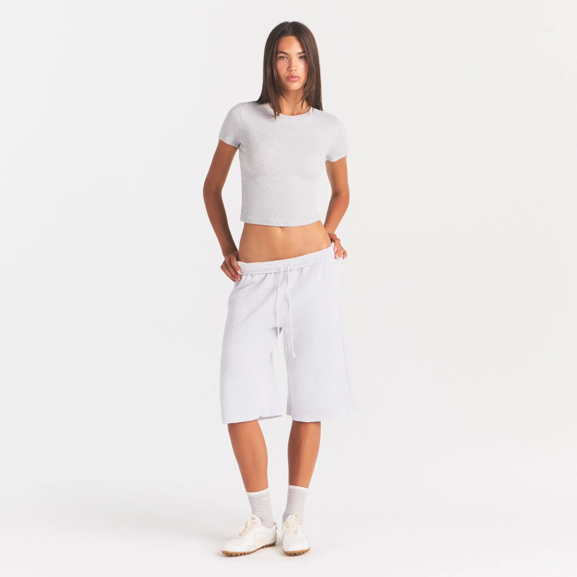 SKIMS COTTON RIB T-SHIRT