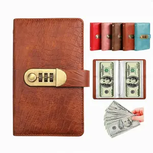 Money Bag with Lock – 100 Envelopes Money Saving Challenge Binder, Password Lock Cash Envelope Budget Planner Book, Savings Challenge Organizer with Cash Envelopes, Money Storage System for Budgeting, Financial Goal Tracker & Cash Management Tool