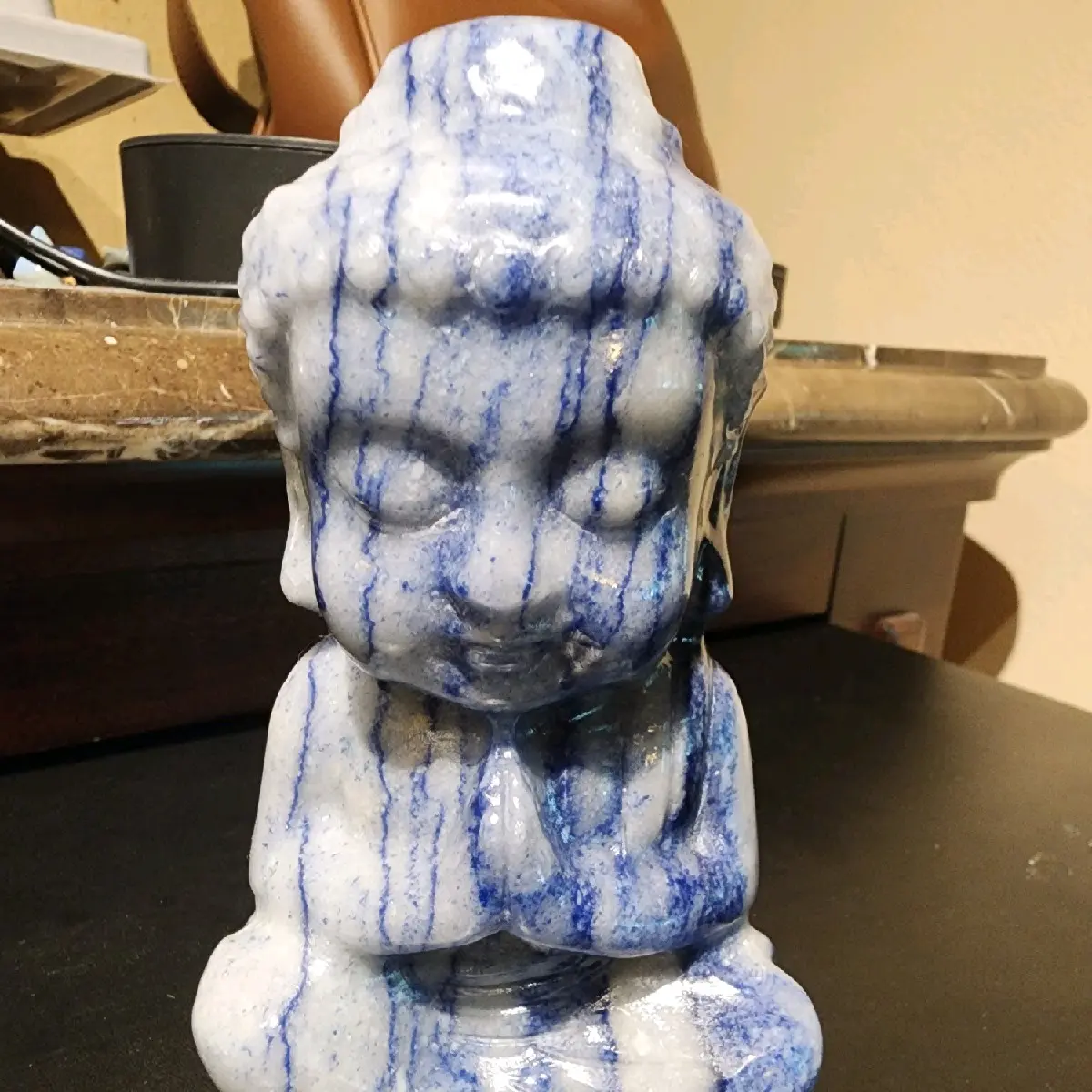 Sodalite Sitting Buddha