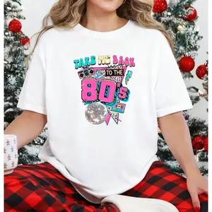 Women'S Baseball Mom Graphic T-Shirt - IN MY BASEBALL MOM ERA Sporty Letter Print with Baseball Bat & Ball Design, Soft Round Neck Short Sleeve Tee, All-Season Comfort Fit, Machine Washable Casual Athletic Shirt for Baseball Moms, Coaches & Fans - Sporty