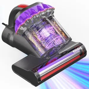 Bed Vacuum Cleaner 16Kpa Mattress with 253.7nm UV-C Light, HEPA Filter, 500W Low Noise Handheld Vacuum for Couch, Sofa & Pet Household Appliances