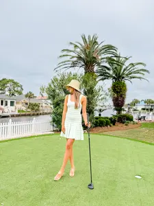 Minty Breeze Pointelle Mini Dress