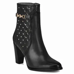 Botin Cuadra Dama Ternera Negro 4G8TSTS Cj STE