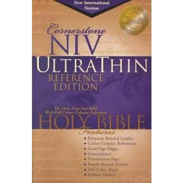 USED-The Holy Bible Cornerstone New International Version Ultrathin Reference Edition by Bible (Unknown)