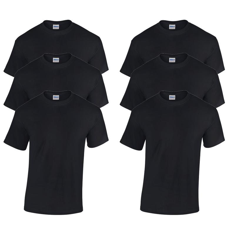 6-PACK - Gildan G500 Adult Heavy Cotton 5.3 oz T-Shirt