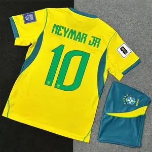 Custom Brazil Soccer Jersey WC 2026 Football Fan Kit