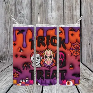 Trick-Or-Treat 20oz Horror Tumbler