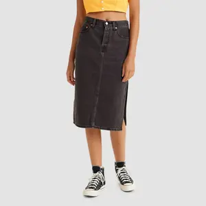 Levi's Women's Side Slit Midi Skirt