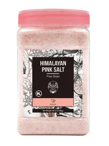 Soeos Himalayan Pink Salt, Fine Grain, 80oz (5 Pound), Non-GMO Himalayan Salt, Kosher Salt, Pink Himalayan Sea Salt Fine Flavor Spice Savory