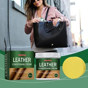 Leather Care Cleaning Paste – For Genuine Leather Sofas, Bags, and Accessories to Clean Stains and Maintain Shine