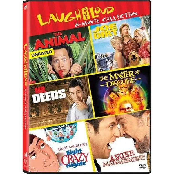 Anger Management (2003) / Eight Crazy Nights / The Animal (2001) / JoeDirt / The Master of Disguise / Mr. Deeds  [DVD Video Disc] Ac-3/Dolby Digital, Dolby, Subtitled, Widescreen