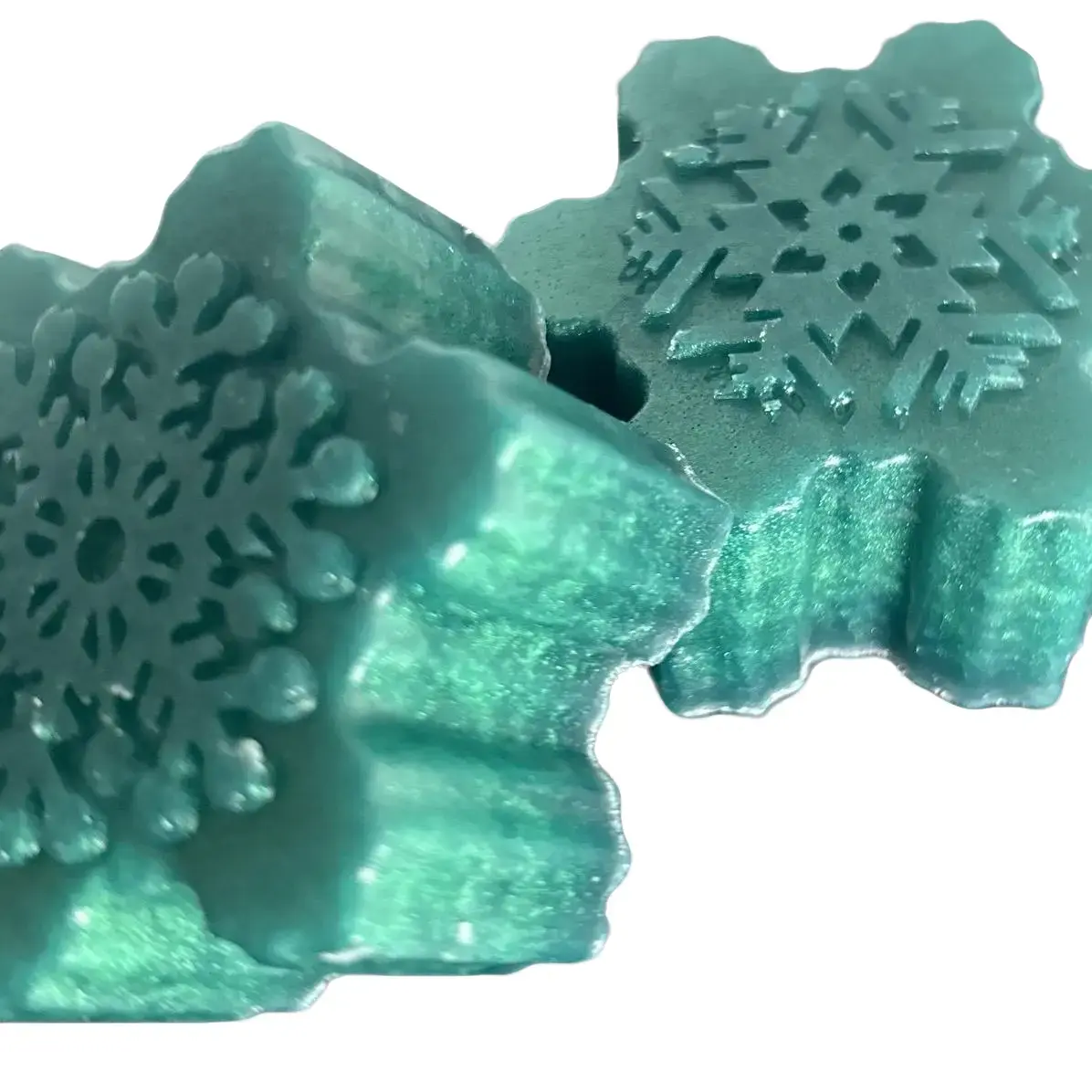 Snowflake soap. (Estrella de invierno).