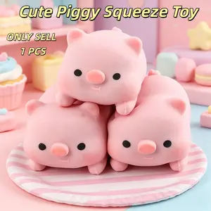 Cute Pig Squishy Toy, Soft Texture Stress Relief, Relaxing Fun Gift, High Aesthetic Creative Healing Present, Perfect for Family and Friends