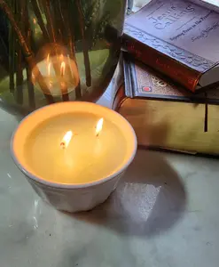 Cucumber melon, sweet, smooth smelling decorative candle