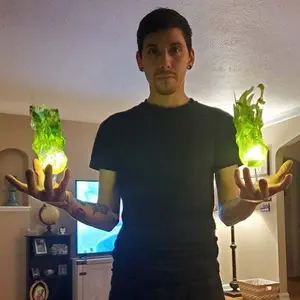 Halloween Floating Fireball Props Party Play - Unisex Spooky Touch for Halloween Festivities & Engaging Visual Effects