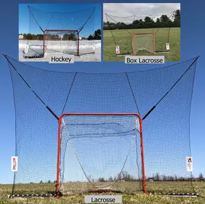 Shag Stop - Lacrosse and Hockey Goal Mounted Portable Backstop System
