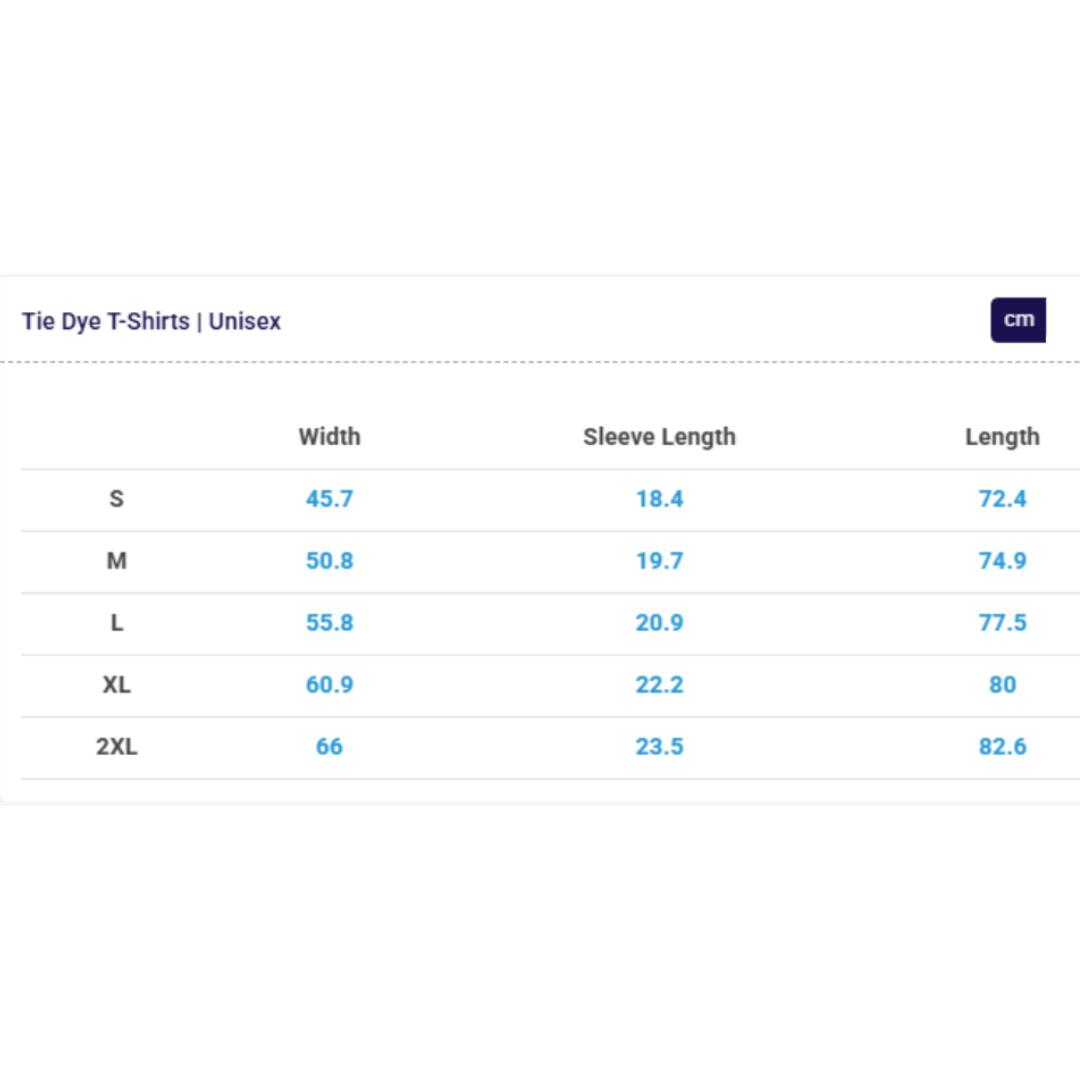 Multi-Color Tie Dye T-Shirts, Short Sleeve Cotton Colortone Multi-Color Tie Dye T-Shirts, Short Sleeve Cotton Colortone