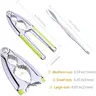 Nutcracker Seafood Tools - Heavy Duty Shell Cracker with 2 PCS Forks Picks, Non-Slip Handle, Walnut Cracker for All Nuts Kitchen Utensils Kitchenware Cooking