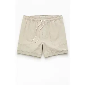 Pacsun Men's Cursive Contrast Stitch 4.5" Swim Trunks