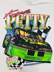 Vintage 1994 Kyle Petty Neon Mello Yello Nascar Winston Cup Unisex T-Shirt, Vintage Graphic Tee, Streetwear Sweater, Nascar Racing T-shirt