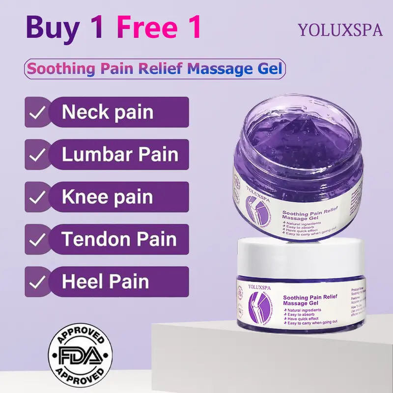 【Buy 1 Get 1 Free】High-Performance Joint & Bone Gel, Joint Relief Gel For Knee, Back, Neck, Feet, Shoulder, And Muscle Pain, Acting Formula