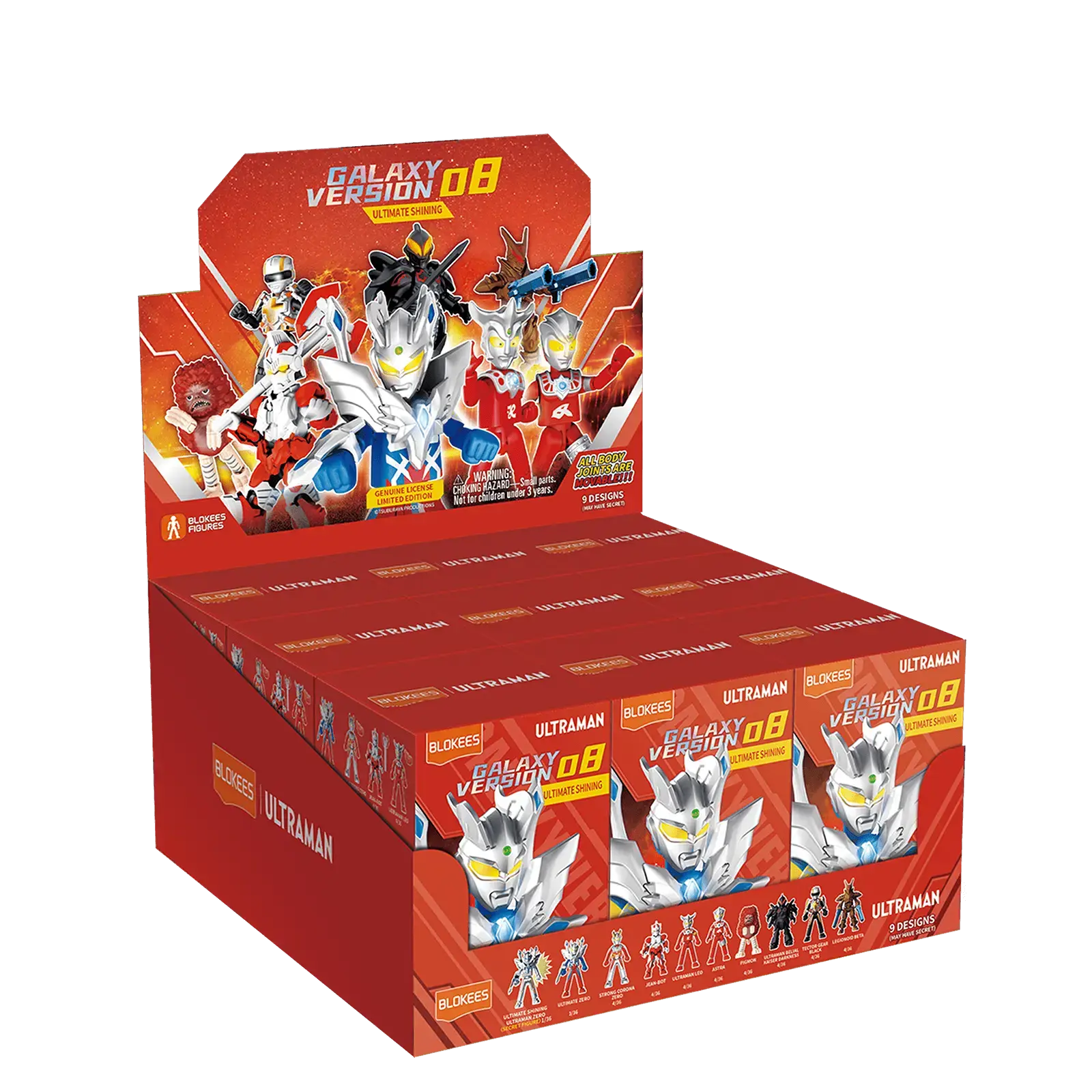 Blokees Ultraman Galaxy Version 08 Ultimate Shining Set Box
