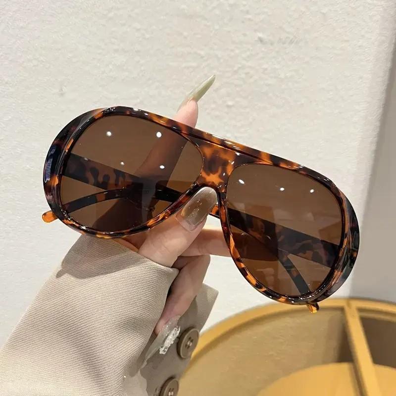 Unisex Fashion Large Frame Sunglasses Set, 3 Pairs, Perfect for Daily and Street Photography, Stylish and Versatile Eyewear