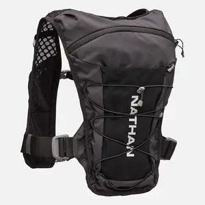 NATHAN QuickStart 3.0 6 Liter Hydration Pack with 1.5L Bladder, Adjustable Side & Front Straps, Reflective Hits, and 4 Mesh Pockets for Runners and Outdoor Enthusiasts