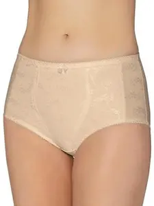 51070557A/51070557XA Exquisite Form Floral Jacquard Medium Control Shaper Panties 2-Pack