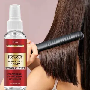 Keratin Smooth Heat Protect Spray, Frizz Control, Smoothing, Hot Styling, Salon Grade, Keratin Formula, Hair Styling Spray, Heat Protectant Treatment