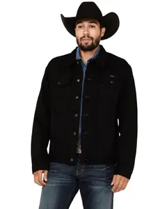 Wrangler Men's Shadow Unlined Button-Down Denim Jacket - 112318280