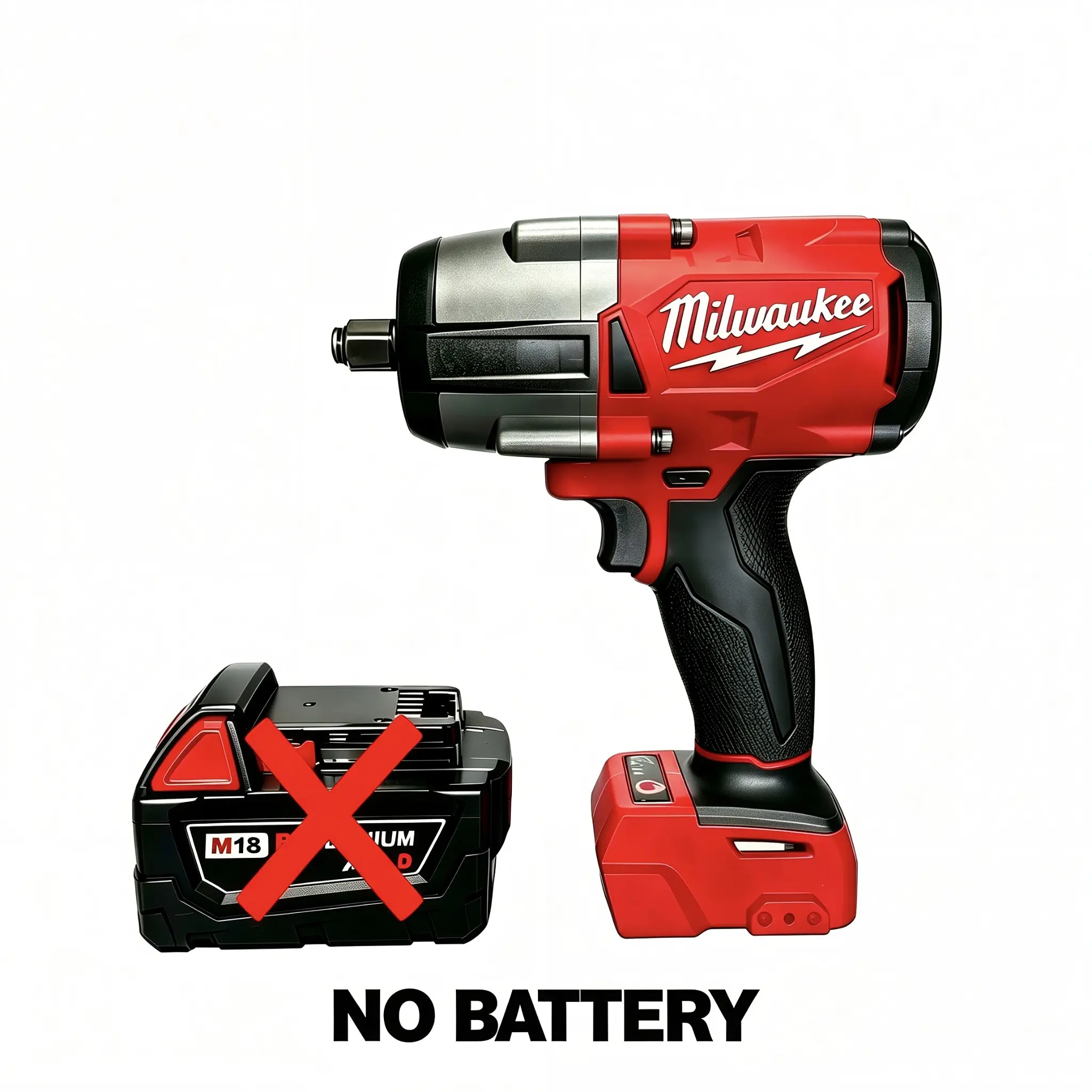 Milwaukee M18 Heavy Duty Torque Wrench - 1000Nm High Torque Hand Tool for Heavy Equipment Maintenance