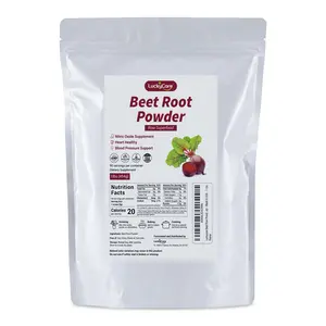 Beetroot Powder - Vegan & Gluten Free - Natural Nitric Oxide Supplement - Supports Pre Workout Energy - 16oz Vitamin Healthcare