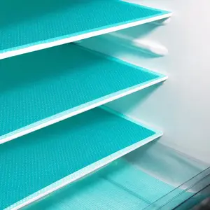 24 count Refrigerator Liners, Washable Fridge Liner Mats Covers Pads for Glass Shelf Cupboard Cabinet Drawer  Kitchen Accessories Organization (Blue)