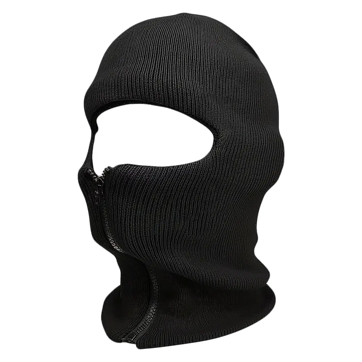 Zip-Up Ski Mask Balaclava (Full Face Cover) Black – Blooz - TikTok