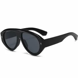 Trendy Oversized Polarized Aviator Sunglasses Womens Men Retro Vintage 90s Y2K Style UV Protection Sun Glasses