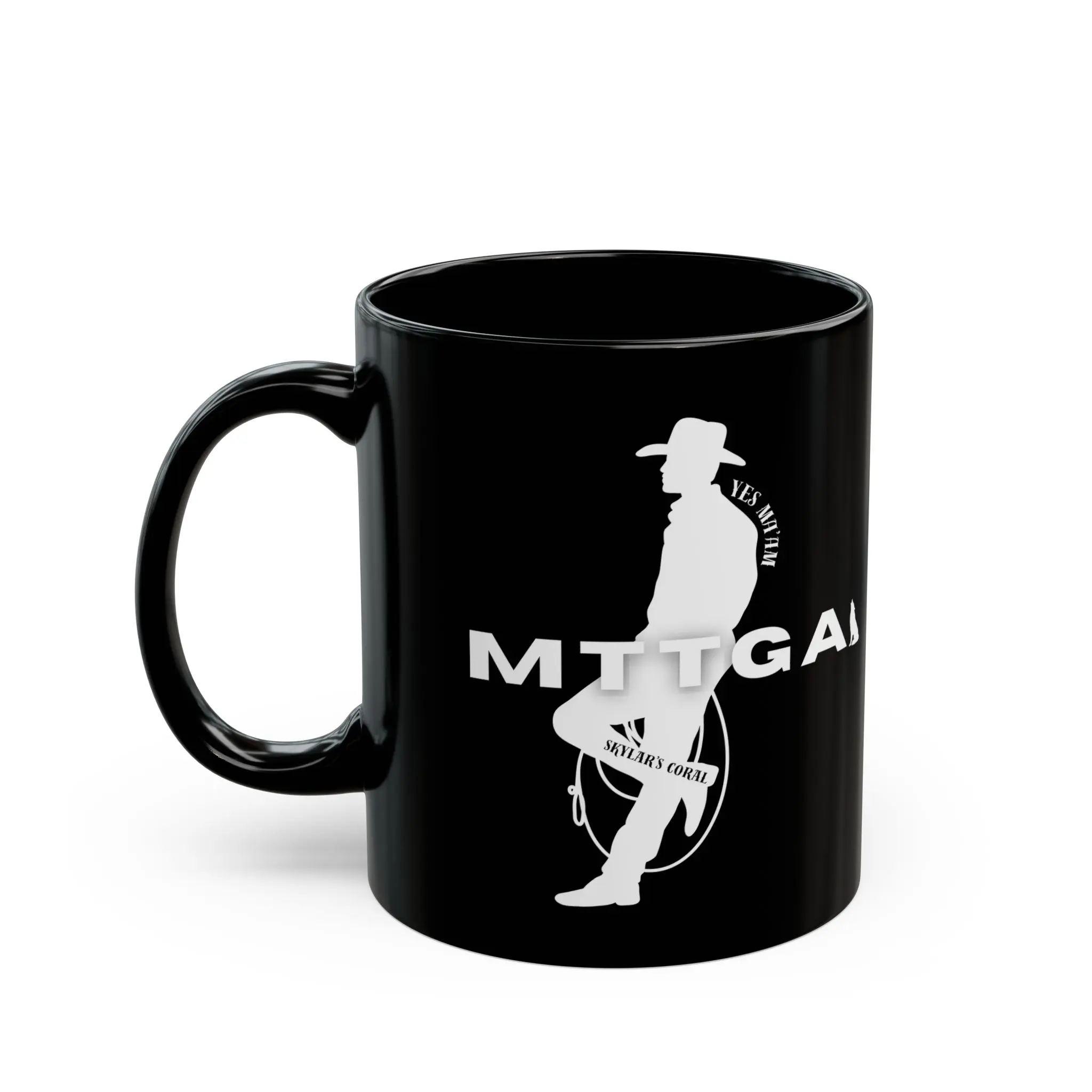 Make Tik Tok Great Again - Cowboy - Team Skylar - Themed Black Mug, Coffee Cup, Gift for Cowgirls/Cowboys, Western Decor, Unique MTTGAS Design