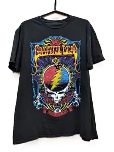 Y2k Vintage Grateful Dead Steal Your Face Short Sleeve Retro Unisex T-Shirt, Classic Top Tee