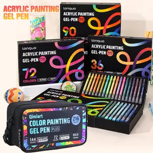 Acrylic Painting Gel Pen Set, Multiple Colors Available, Ideal for Artistic Expression & Creative Projects, Enhance Your Creativity, Acrylic Paint Pens