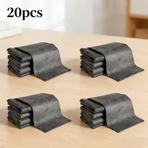 20 Pack Thickened Magic Glass Cleaning Cloths, 30×30cm Lint-Free Streak-Free Microfiber Towels, Highly Absorbent Reusable Rags for Home Car Window Mirror Bathroom Kitchen Wine Glass Screen, All-Purpose No Watermark Cleaning Tool Durable Washable