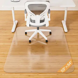 Office Chair Mat for Hardwood Floor, 59" x 84" Clear Plastic Desk Floor Protector, Heavy Duty Non-Slip Chair Mat for Rolling or Gaming Chairs, Durable Computer Mat for  Office