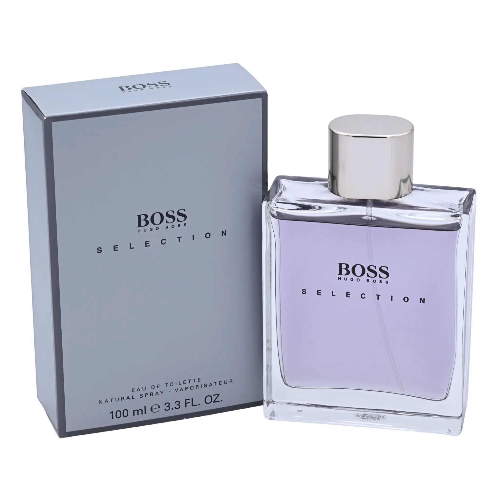 HUGO BOSS Boss Selection Eau de Toilette Spray, Spicy Men's Cologne with Amber, Musk & Cedar Notes, 3.3 fl oz / 100 ml, Spray Bottle, Signature Scent, Casual Wear, Masculine Aroma, Wood