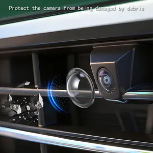 Car Front & Rear Camera Protective Cover, 360 Degree Reverse Imaging Dustproof Rainproof Guard, Exterior Accessories for Vehicle Protection