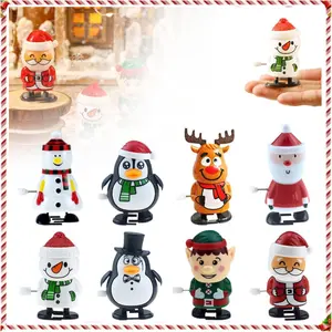 2026 New Christmas Wind Up Toys, 8PCS Christmas Stocking Stuffers Wind Up Toys Christmas Toys, Jumping Walking Toys Party Gifts for Christmas Party Favors Goody Bag Filler (Multicolor)