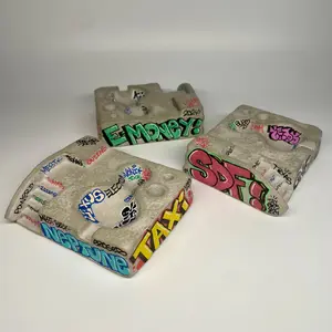 Graffiti skatepark ashtray/ Incense holder & custom names