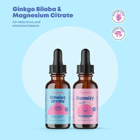 Calming Magnesium Citrate & Herbal Focus Drops Bundle – Balance & Clarity