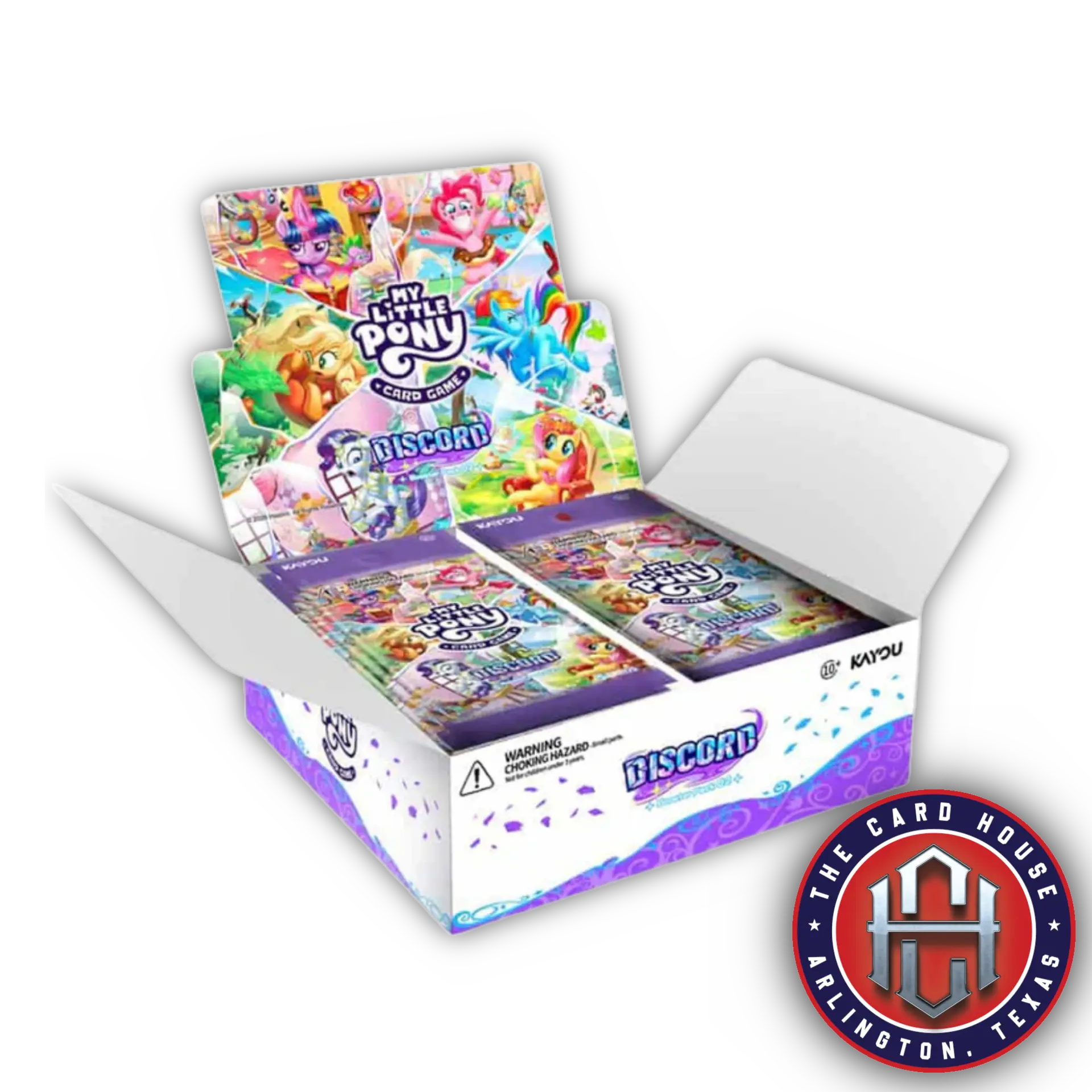 MY LITTLE PONY Discord Booster Pack 02 - Kayou Trading Card Game Collectibles, Trading Cards Accessories, 20 Packs, Colorful Art Booster Box