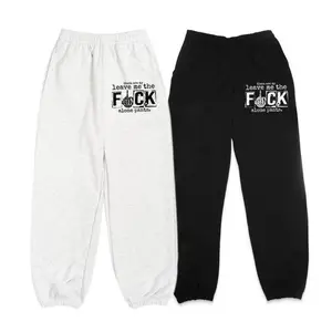 Comfy Leave Me The F*ck Alone Sweatpants, Unisex Jogger Pants , Funny Streetwear Joggers, Pants For Men & Women, Casual Pants, All Seasons Lightweight Cotton Polyester Tapered Fit