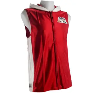Rival Boxing Dazzle Traditional Sleeveless Ring Jacket with Hood